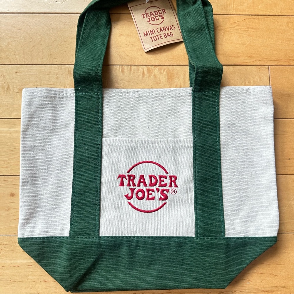 Trader Joe's Mini Canvas Tote bag